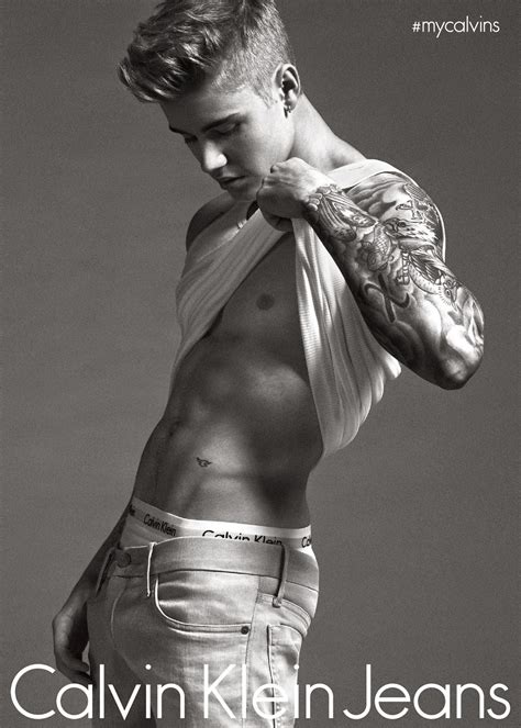 justin bieber underwear model